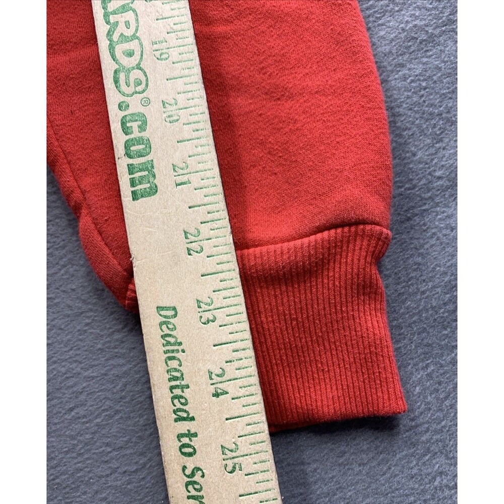 Walt Disney Mickey Mouse Graphic Crewneck Sweatshirt Long Sleeve Red Size Large - Picture 7 of 15